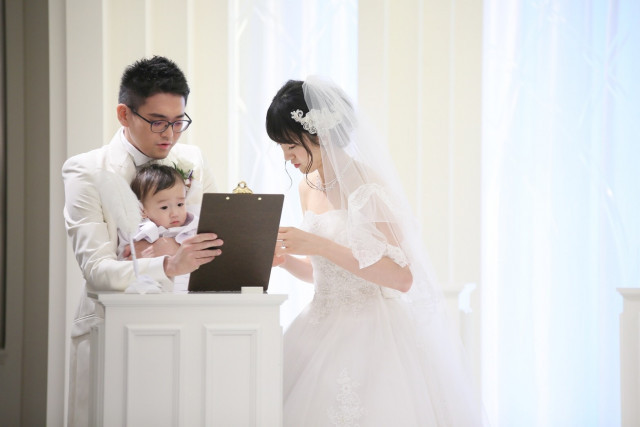 まいさんの結婚証明書の写真