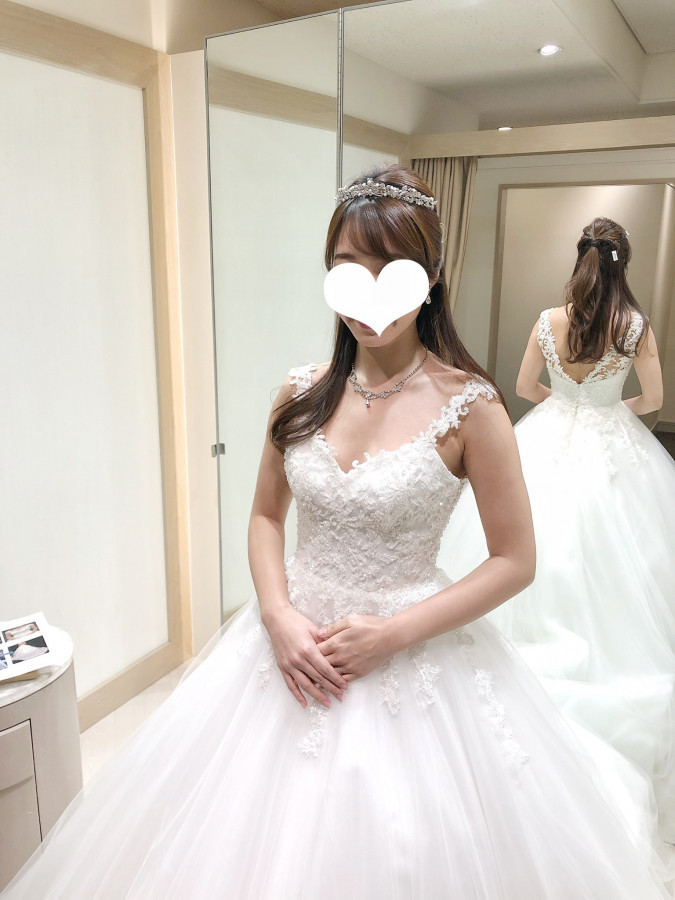 enu.n___さんのウエディングドレスの写真