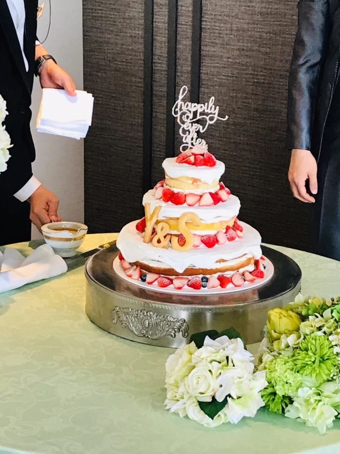 クラブダンシングさんのウエディングケーキの写真