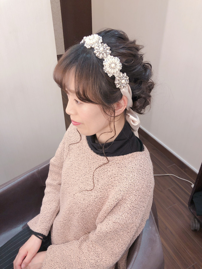 ゆかまもさんのヘアメイクの写真