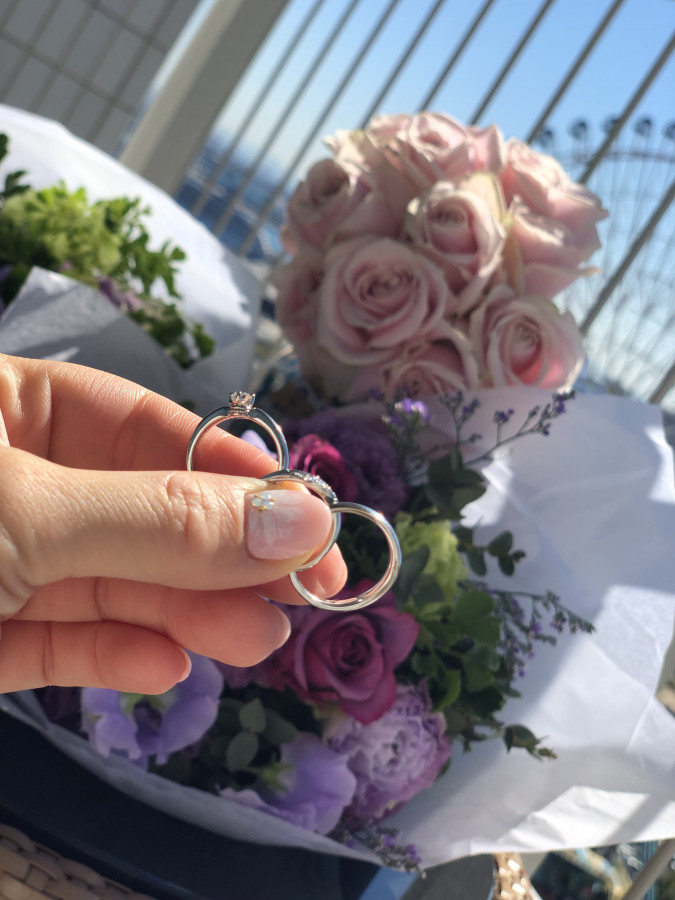 ゆかまもさんの結婚指輪の写真