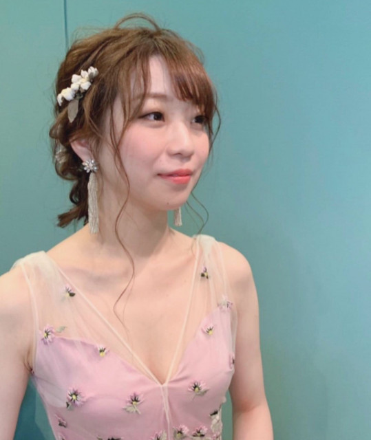 はにわさんのヘアメイクの写真