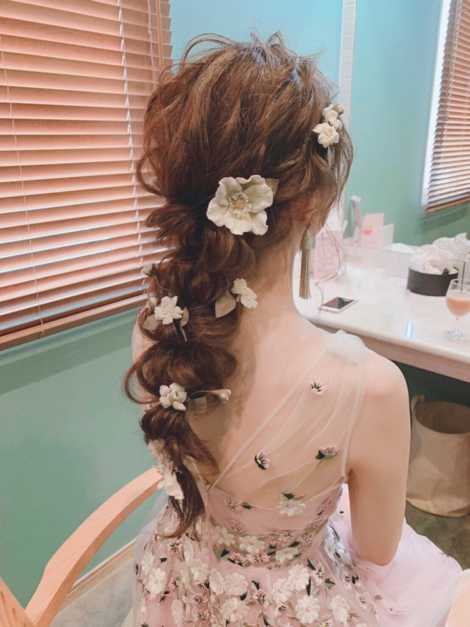 はにわさんのヘアメイクの写真