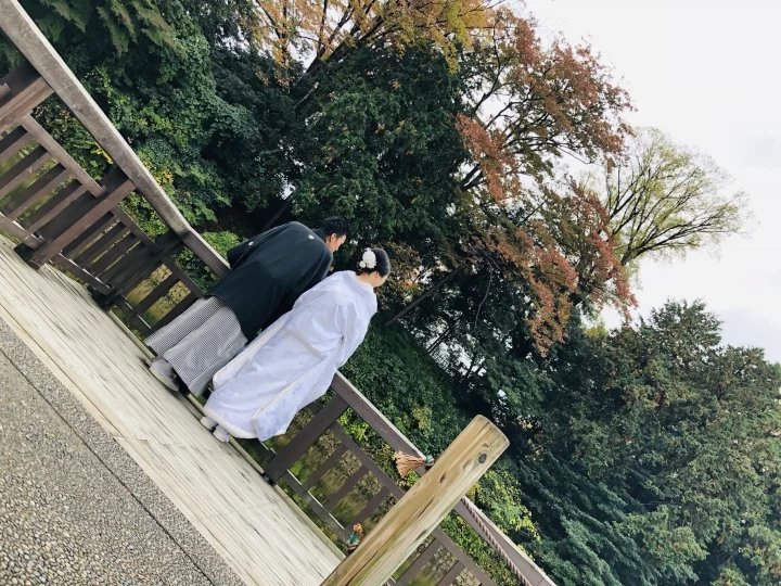 おかめいんこさんの前撮りの写真