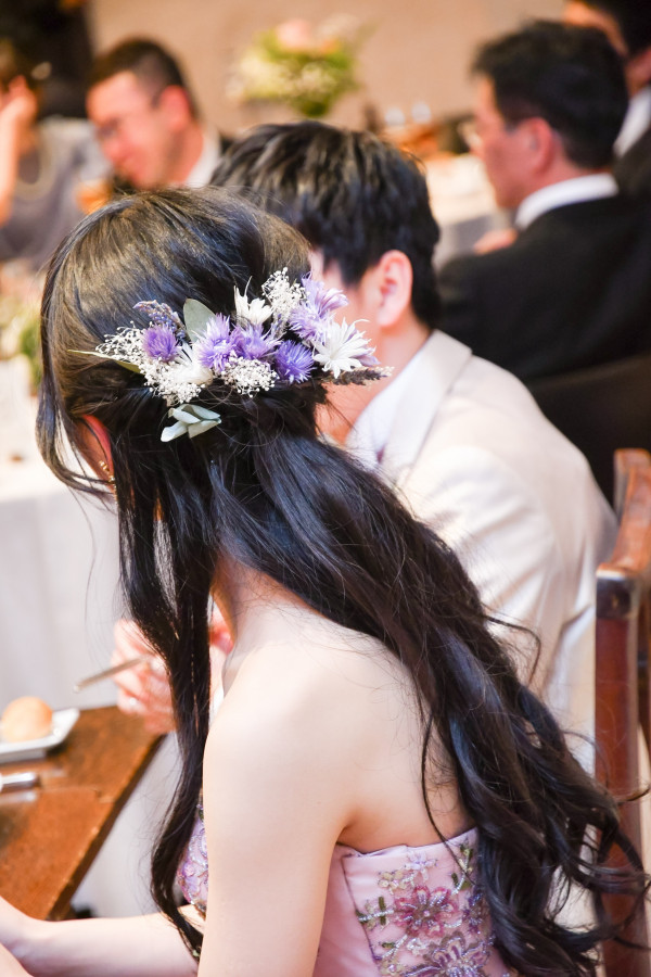 ユミさんのヘアメイクの写真