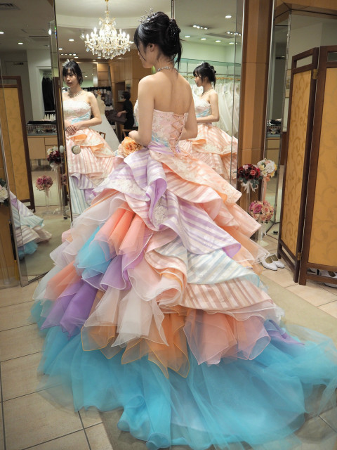 Yukaさんのカラードレス（前撮り・二次会）の写真