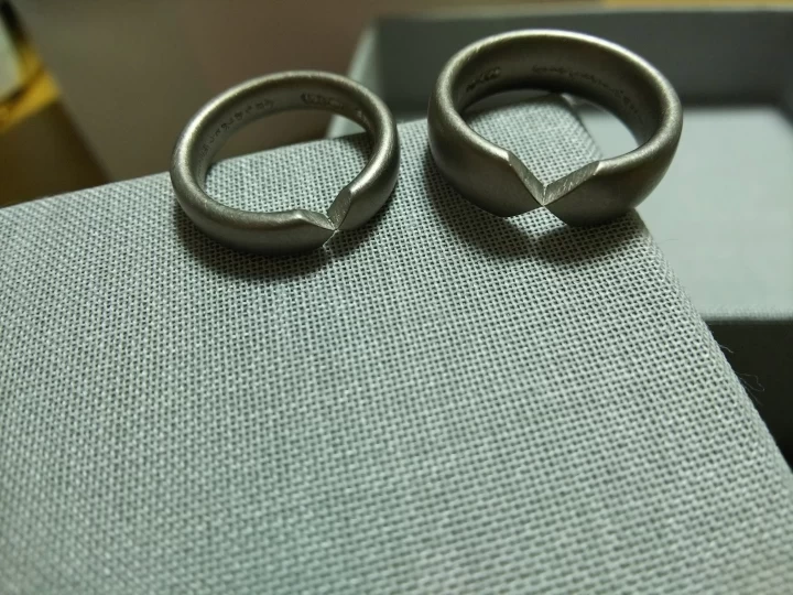 HaLkaさんの結婚指輪の写真