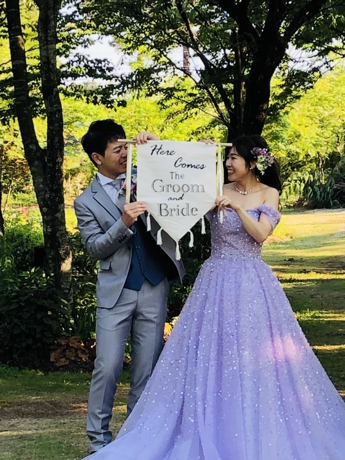 hironaさんのカラードレスの写真
