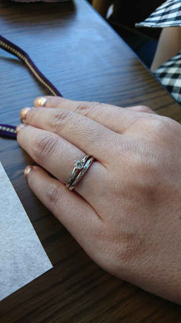 オーズさんの結婚指輪の写真