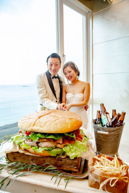 my_____wedさんのハンバーガーカットの写真