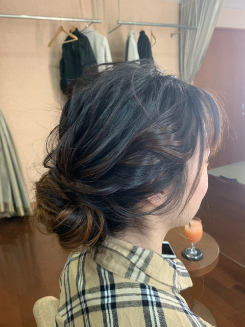 あおぽむさんのヘアメイクの写真