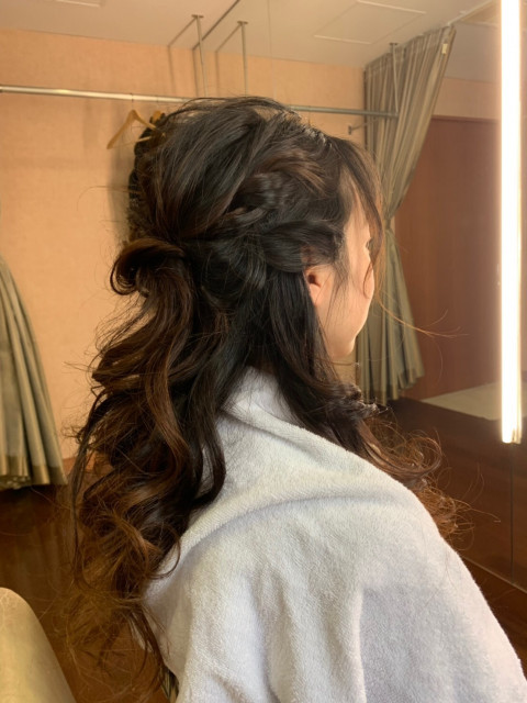 あおぽむさんのヘアメイクの写真