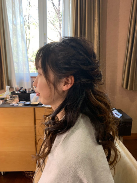 あおぽむさんのヘアメイクの写真