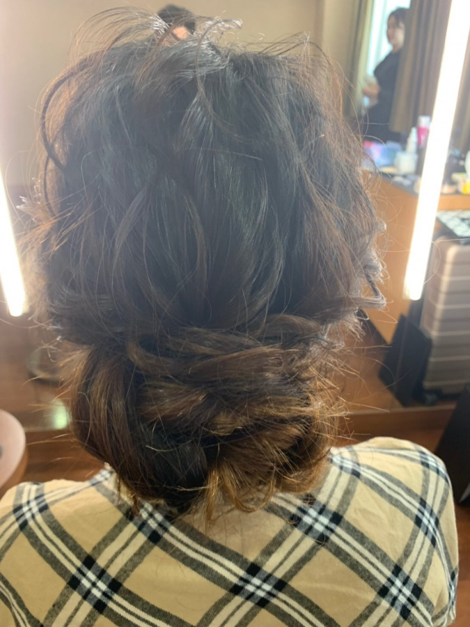 あおぽむさんのヘアメイクの写真