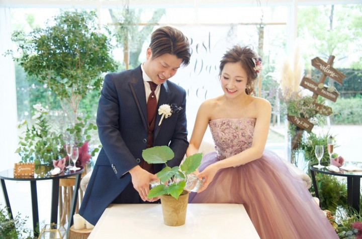 DIY大好き花嫁の手作りナチュラルウェディング