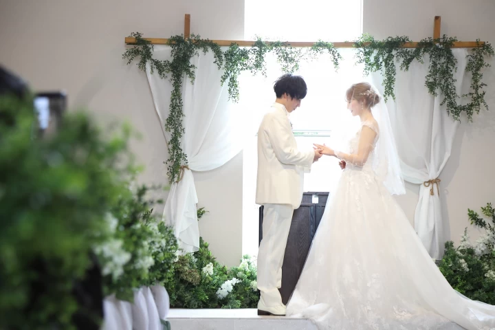 ____sykx86さんのウエディングドレスの写真