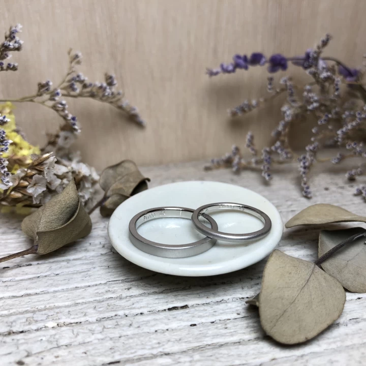 しいたけさんの結婚指輪の写真