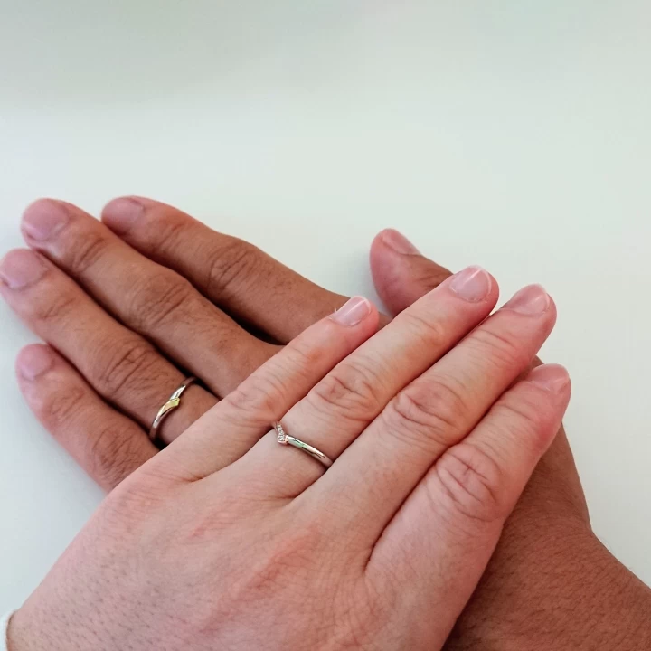 ちびコロさんの結婚指輪の写真