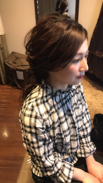 mami.さんのヘアメイクリハーサルの写真