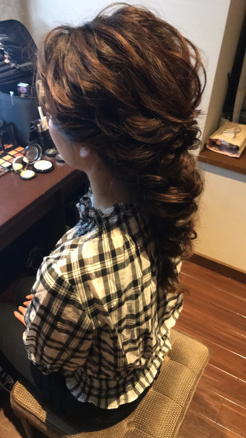 mami.さんのヘアメイクリハーサルの写真