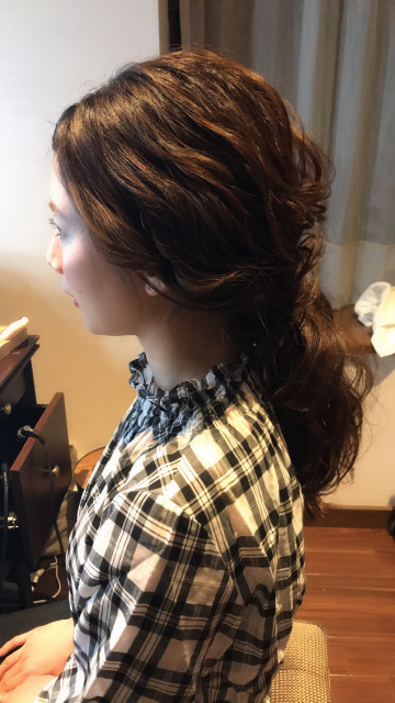 mami.さんのヘアメイクリハーサルの写真