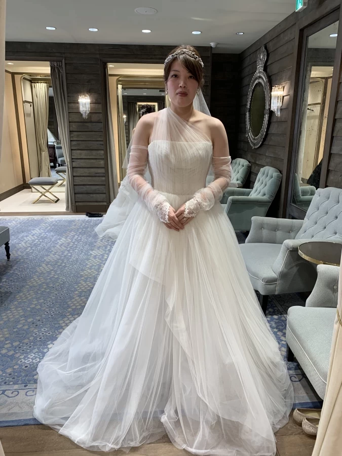 Rinaさんのウエディングドレスの写真
