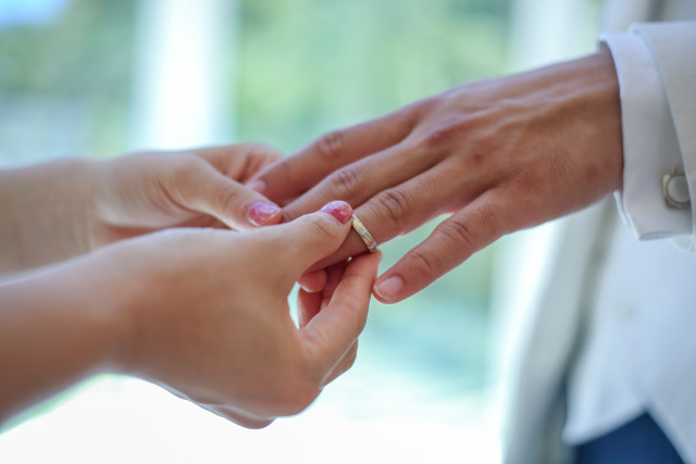 はちよんさんの結婚指輪の写真