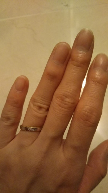 ありーしゃさんの結婚指輪の写真