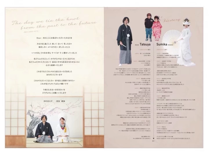 SUMIKAさんの席次表・メニュー表の写真