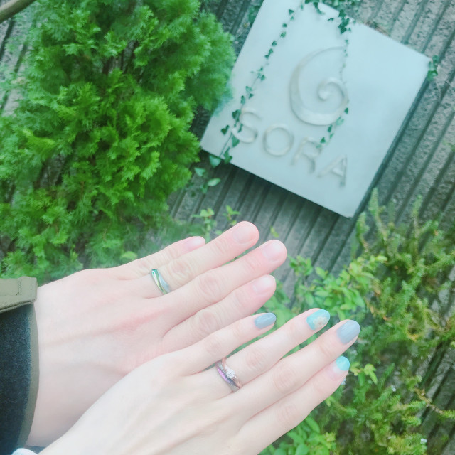 mutsuさんの結婚指輪の写真