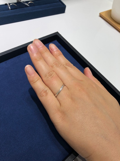 エリーさんの結婚指輪の写真