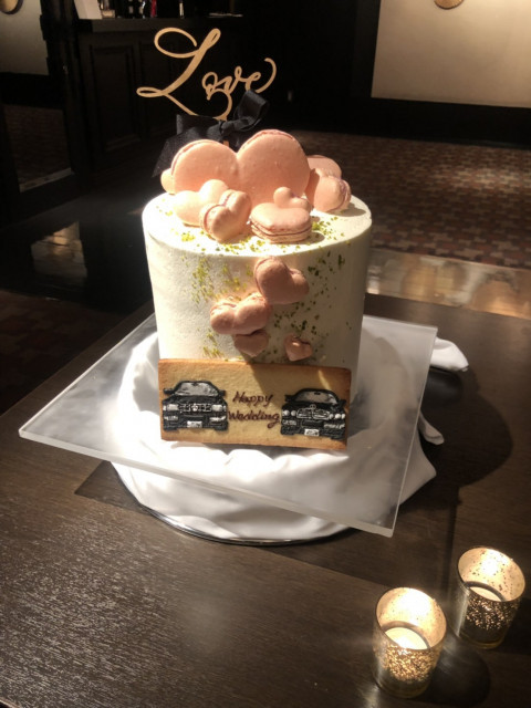 ユコさんのウエディングケーキの写真