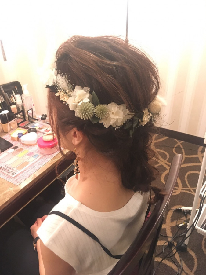 えりんぎさんのヘアメイクの写真