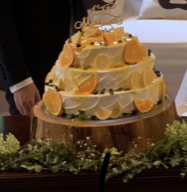 ササキさんのウエディングケーキの写真