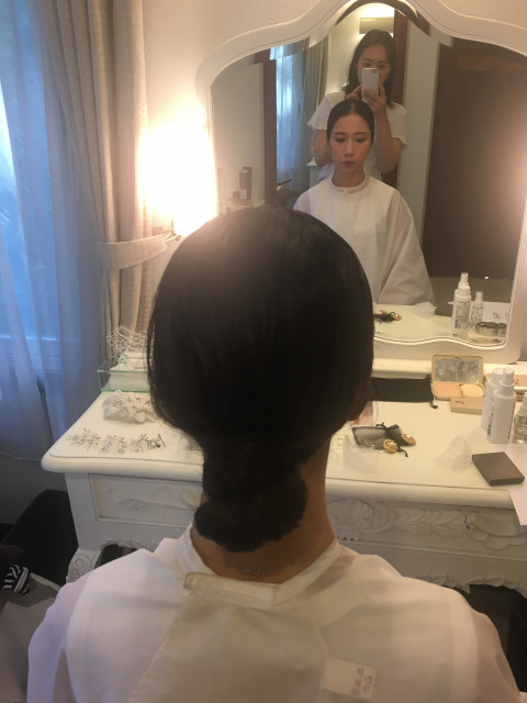 あすかさんのヘアメイクの写真