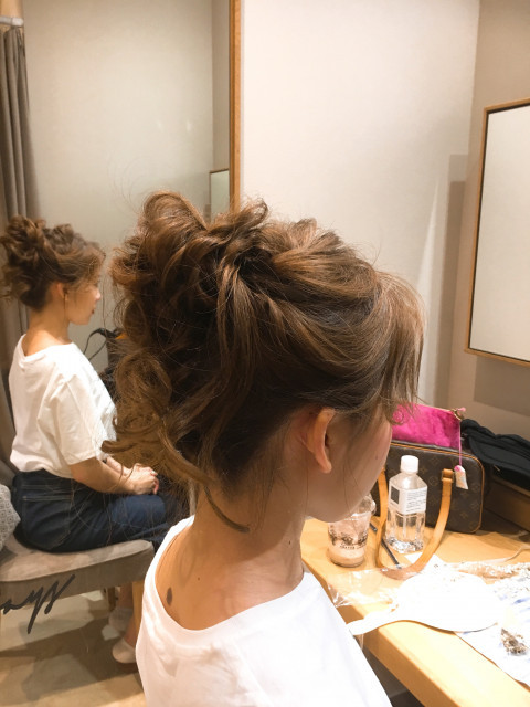 まちんぱさんのヘアメイクの写真