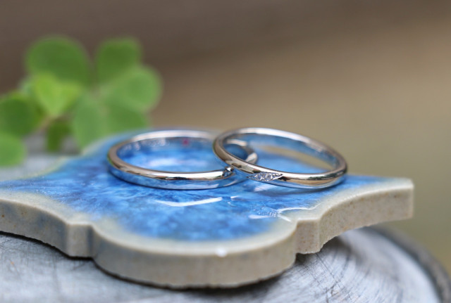 みのりさんの結婚指輪の写真
