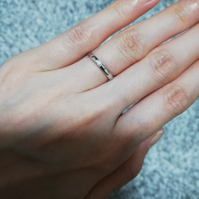 がちさんの結婚指輪の写真