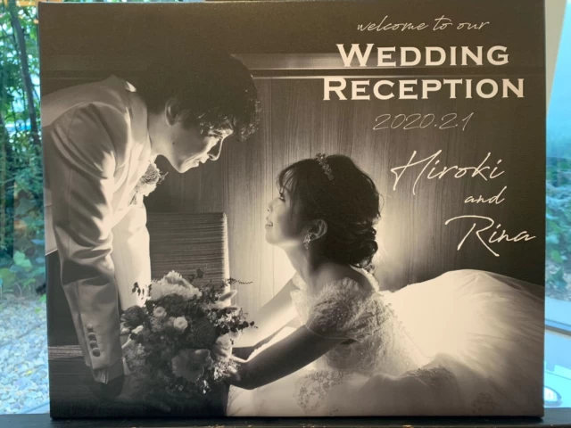 rh_weddingさんのウェルカムボードの写真