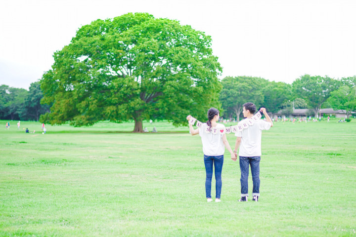 あしかさんの前撮りの写真