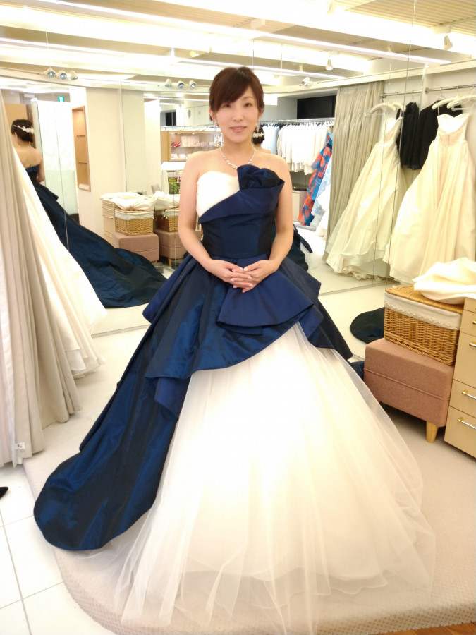 ちりさんのウエディングドレスの写真
