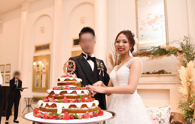 dmweddingさんのウエディングケーキの写真