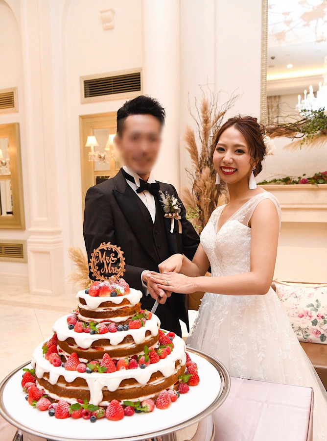 dmweddingさんのウエディングケーキの写真