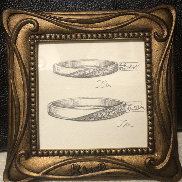 ままはははははさんの結婚指輪の写真