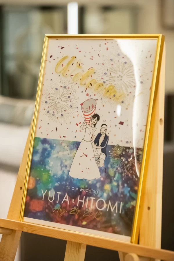 hitomiさんのウェルカムボードの写真