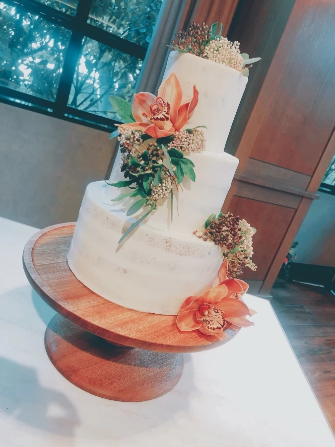 あみかさんのウエディングケーキの写真