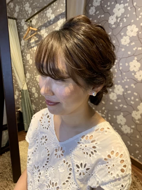 nonさんのヘアメイクの写真