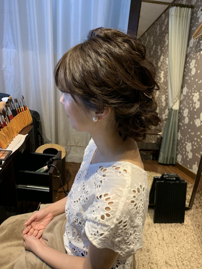 nonさんのヘアメイクの写真