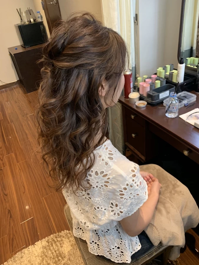 nonさんのヘアメイクの写真