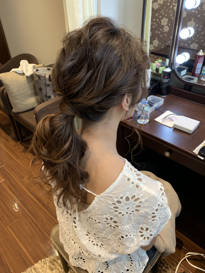 nonさんのヘアメイクの写真